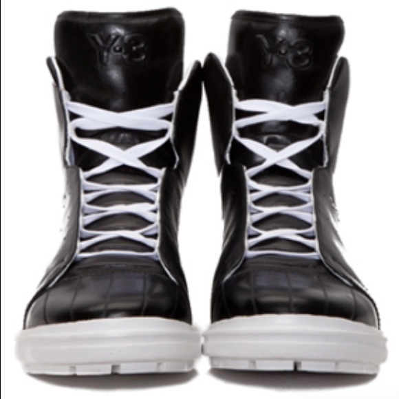 Yohji Yamamoto Shoes Y3 Yohji Yamamoto Star High Sneaker Boots Y3